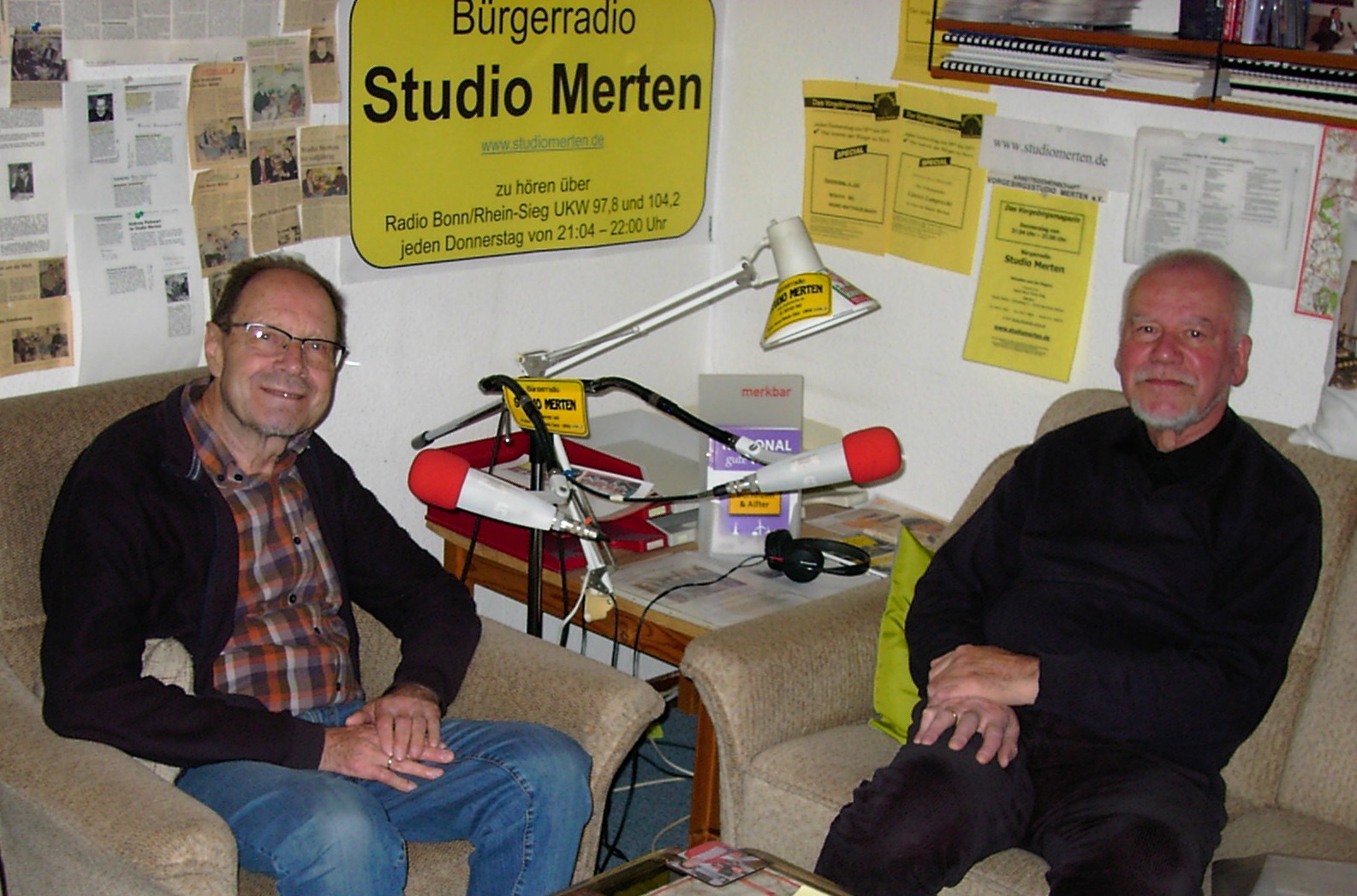 v. l.: Otto Ganser und Dr. Horst Bursch